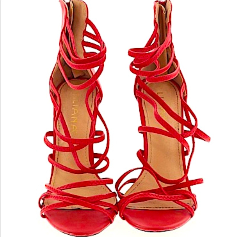 LILIANA Sexy Strappy High Heels Sandal